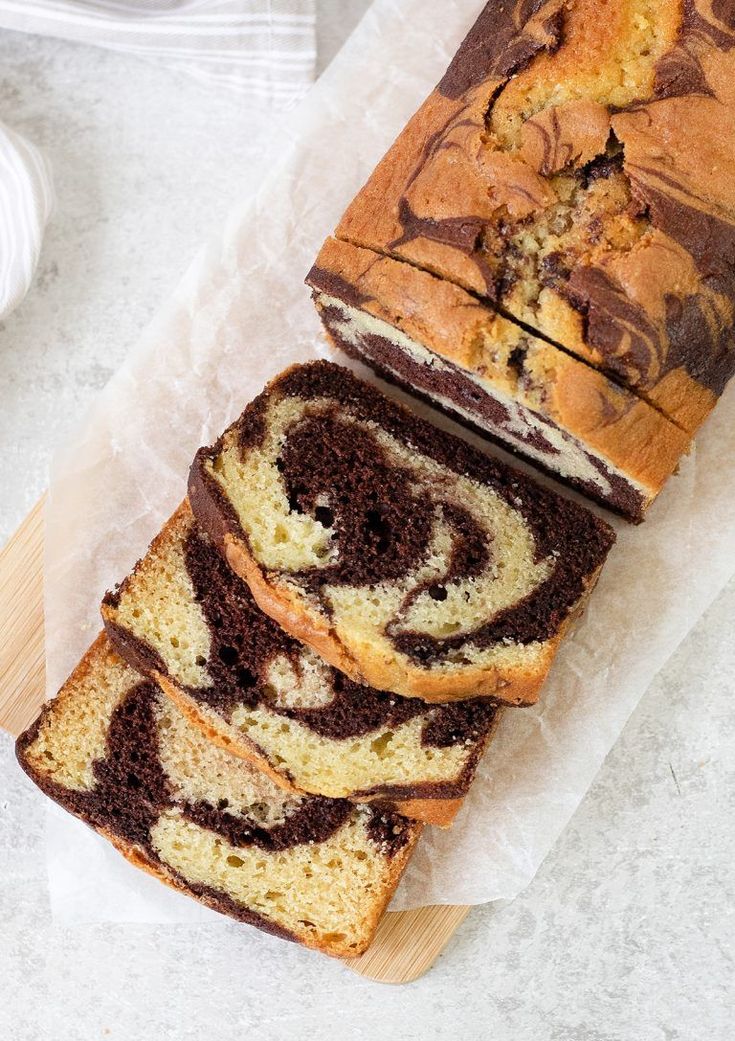 Simple Marble Cake Recipe Moist